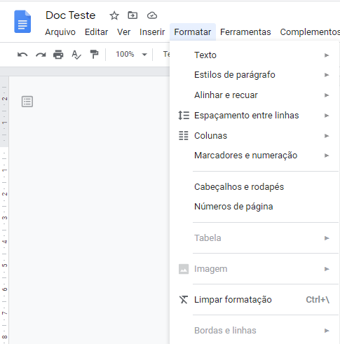 Documentos Google: editor de documentos on-line