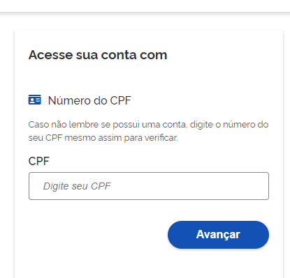 Acesse sua conta